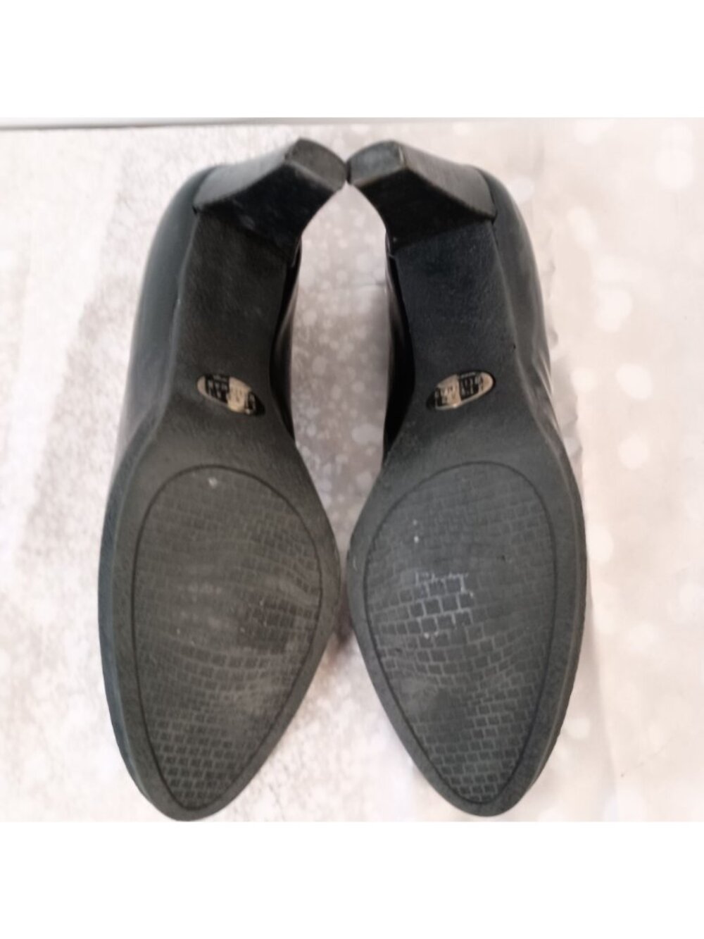 Stuart Weitzman Platswoon Pumps Black Patent Leather Sz 7.5 N Heels - Picture 5 of 10
